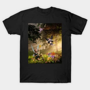 FAERIES HAVING A MUSHROOM PARTY T-Shirt